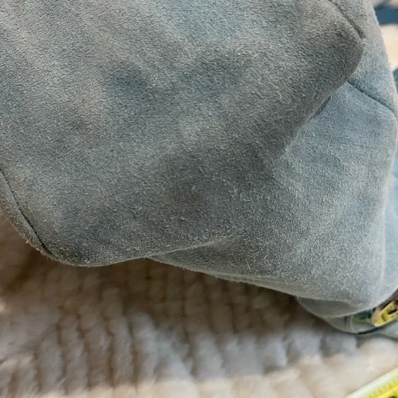 Coach Legacy Gallery Suede Tote Bag Blue | Silver Hardware | F1050-8E93 - Picture 5 of 9